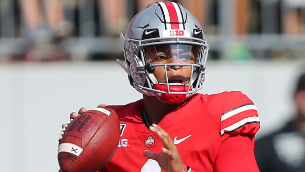 Justin Fields has Ohio State in line to reach the College Football Playoff.